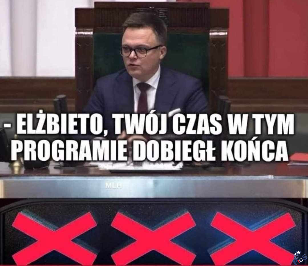 Elżbieto, Twój czas w tym programie dobiegł końca