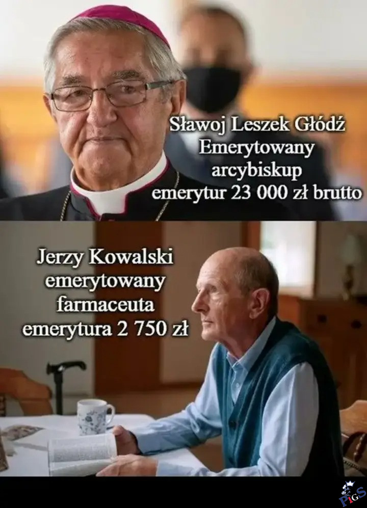 Emeryci są równi i równiejsi