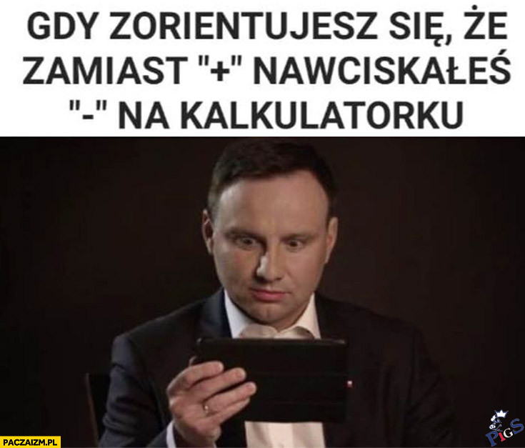 Gdy zorientujesz się…