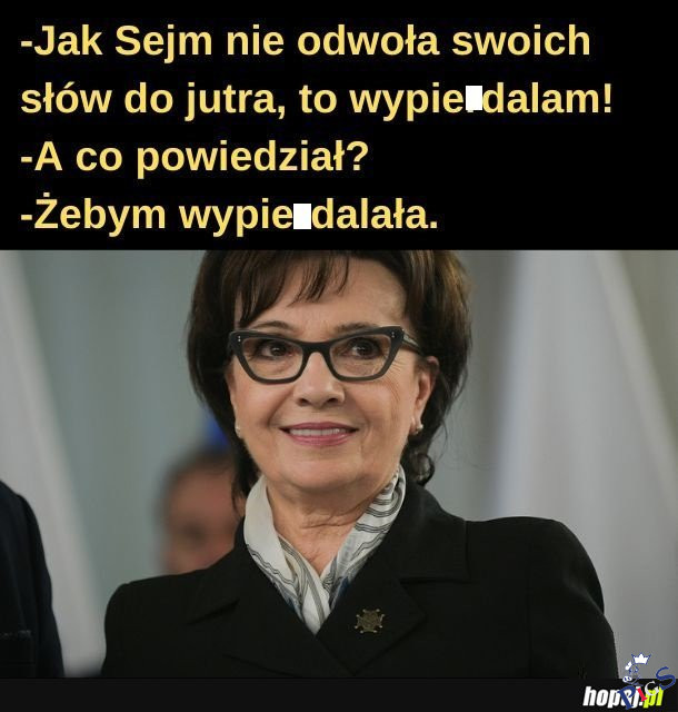 Jak Sejm nie odwoła do jutra swoich słów…