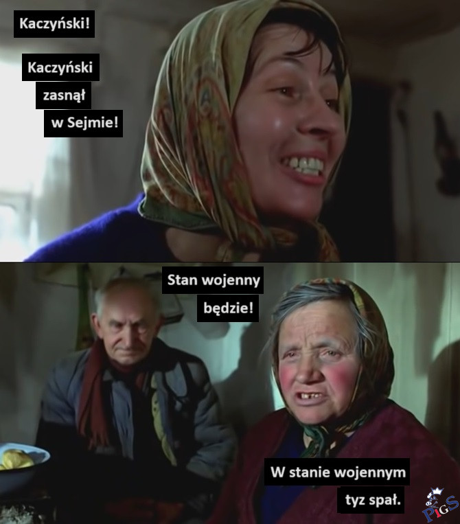 Kaczyński zasnął w Sejmie