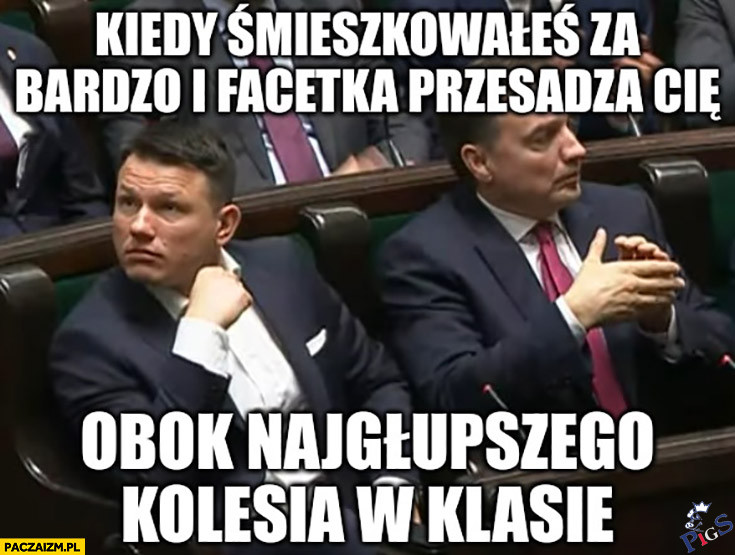 Kiedy śmieszkowałeś za bardzo
