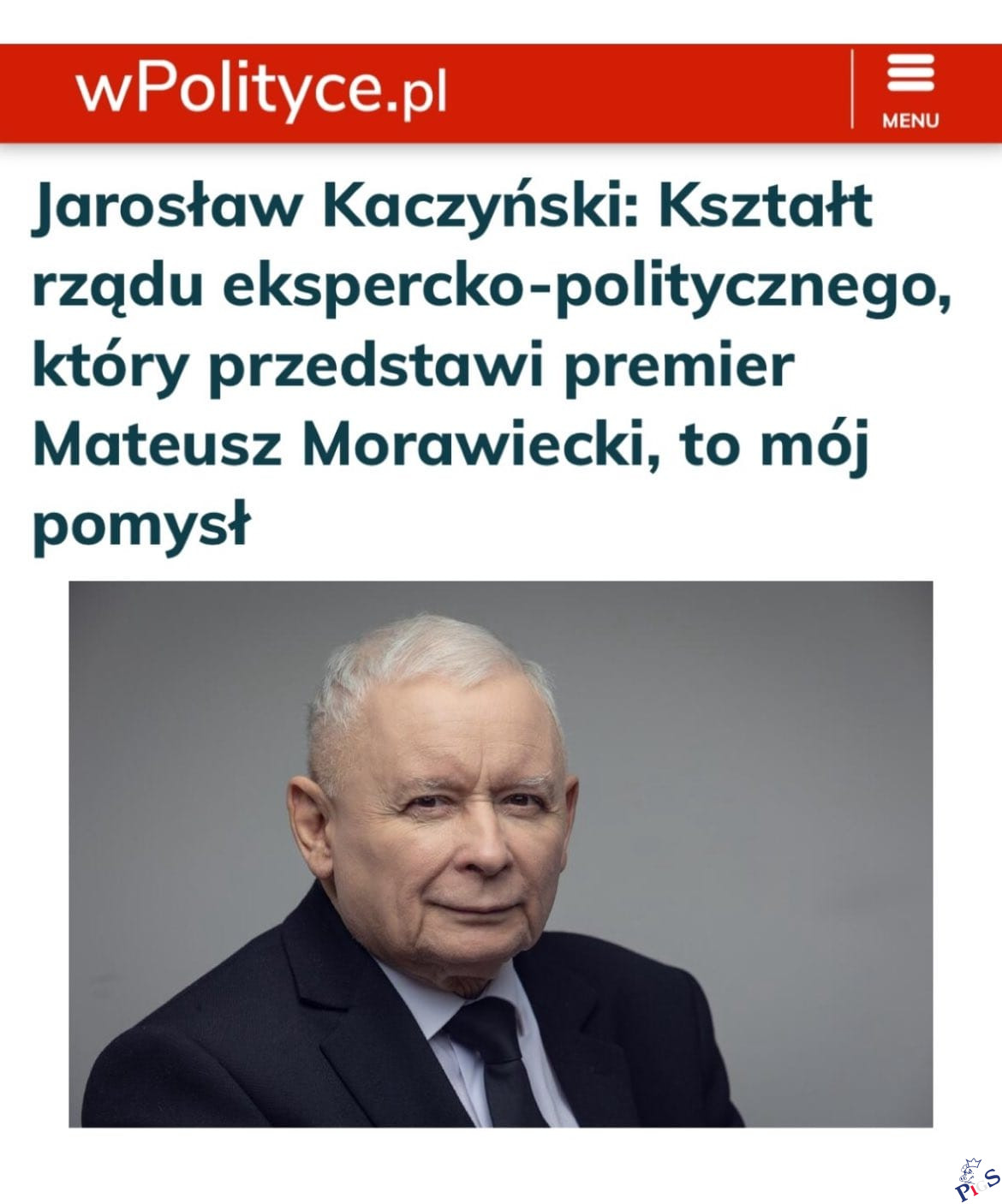 Ktoś chyba wcześniej wpadł na pomysł rządu eksperckiego