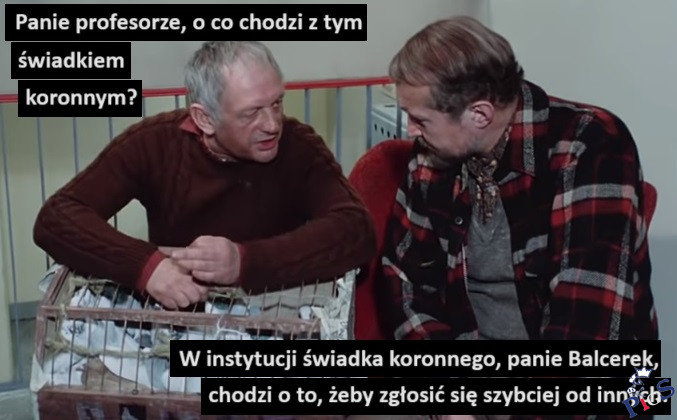 O co chodzi z tym świadkiem koronnym?