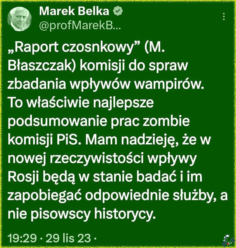Raport czosnkowy