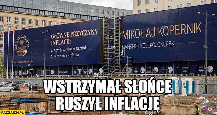 Wstzrymał słońce, ruszył inflację