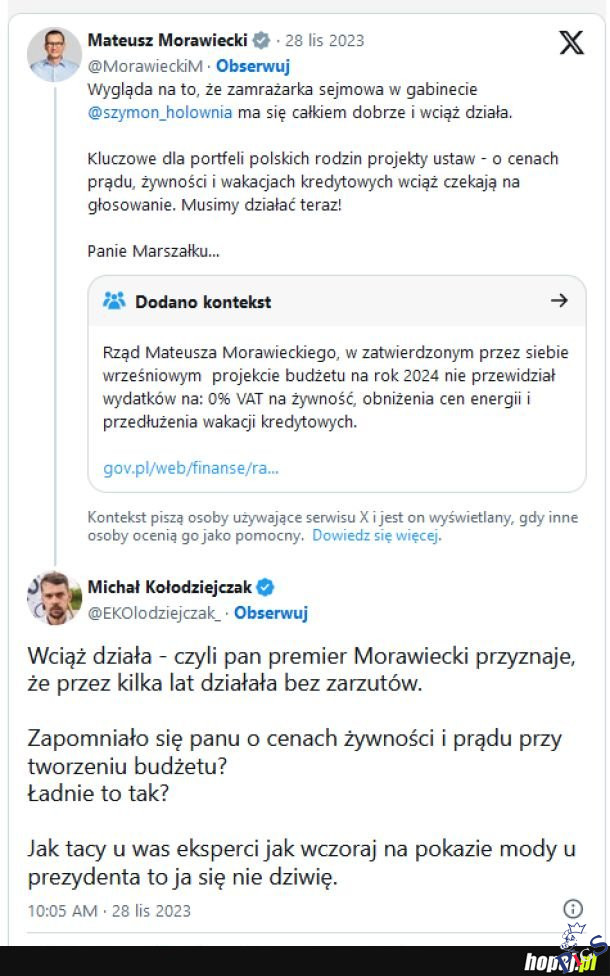 Zamrażarka działała bez zarzutów