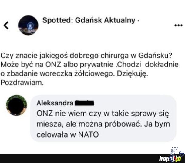 Chirurg na ONZ
