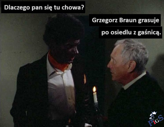 Dlaczego pan się tu chowa?
