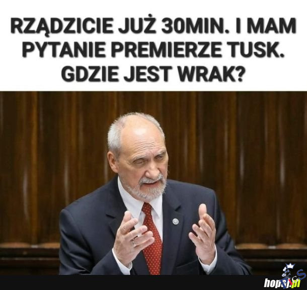 Gdzie jest wrak panie Tusk?