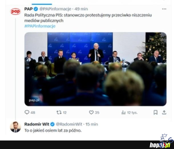 Jakieś 8 lat za póżno