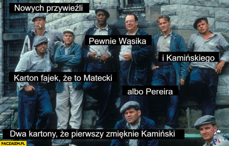 Karton fajek, że kolejny Zbyszek