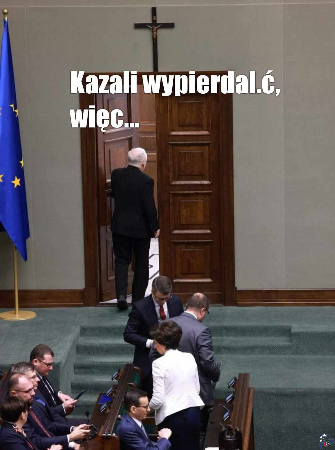 Kazali wypierdalać więc…