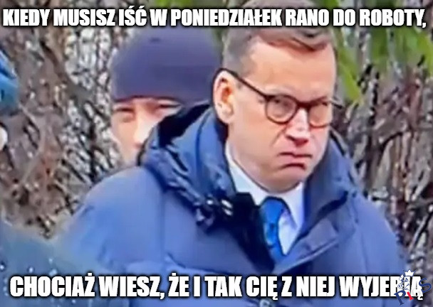 Kiedy musisz iśc w poniedziałek do roboty