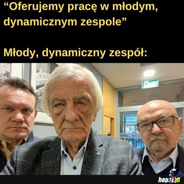 Młody, dynamiczny zespół