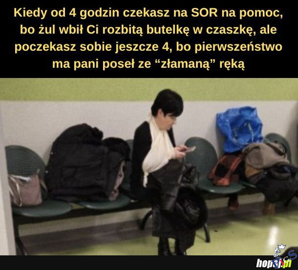 Niech tylko pani posel przepusci zula a ty wejdziesz po niej