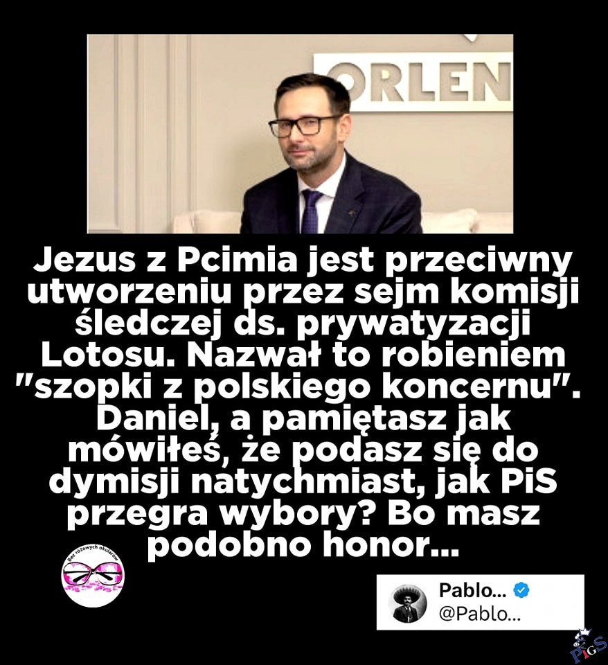 Obajtek i honor w jednym zdaniu