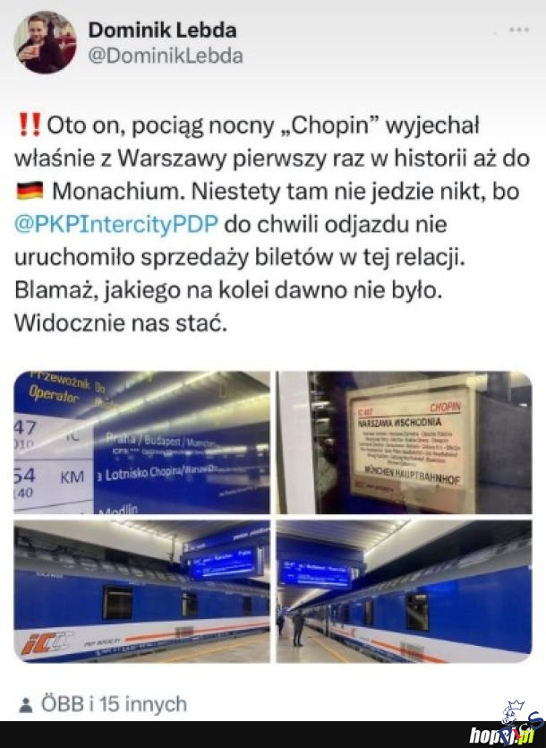 Oj tam, od razu blamaż