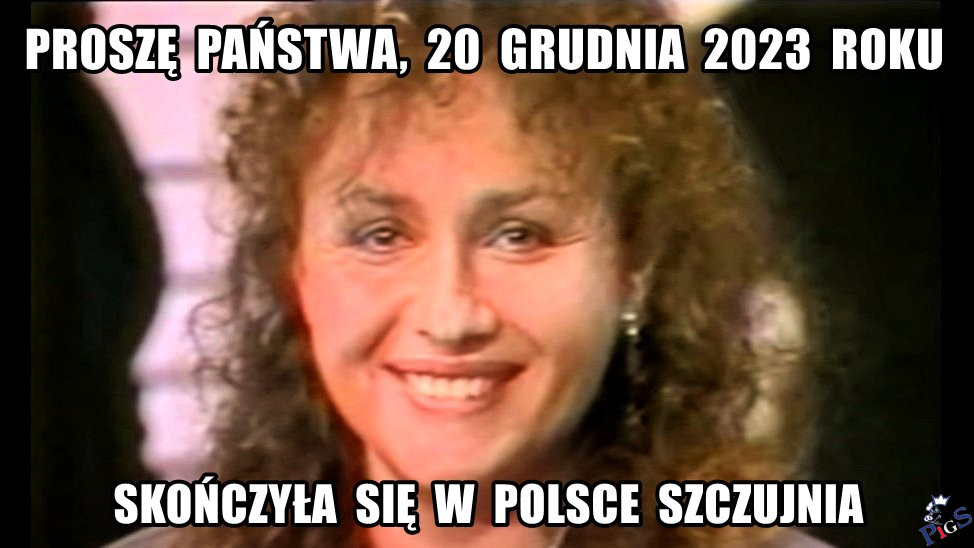 Proszę państwa, 20 grudnia 2023