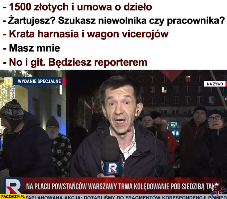 Reporter za kratę Harnasia
