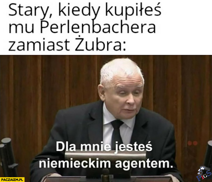 Stary, kiedy kupiłeś mu Perlenbachera