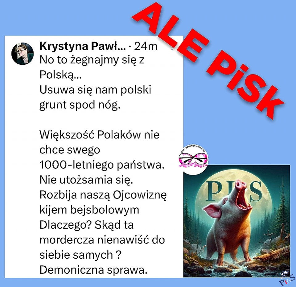 Szmatłowicz wyszła z nory i ujada