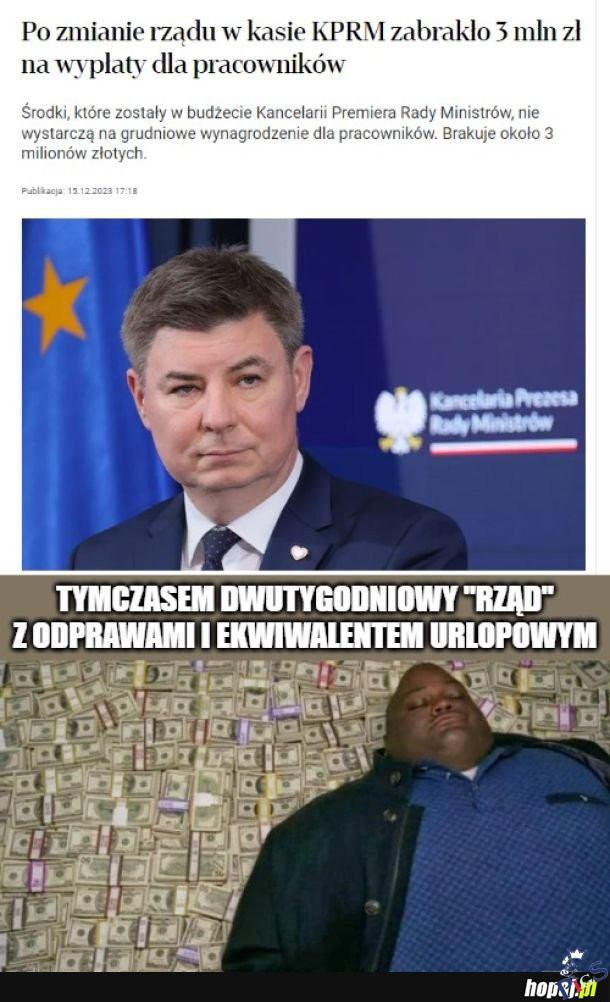 Zabrakło w korycie