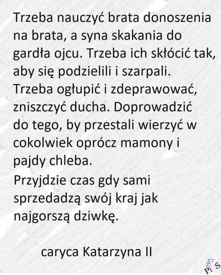 Brzmią jak słowa Kaczyńskiego?