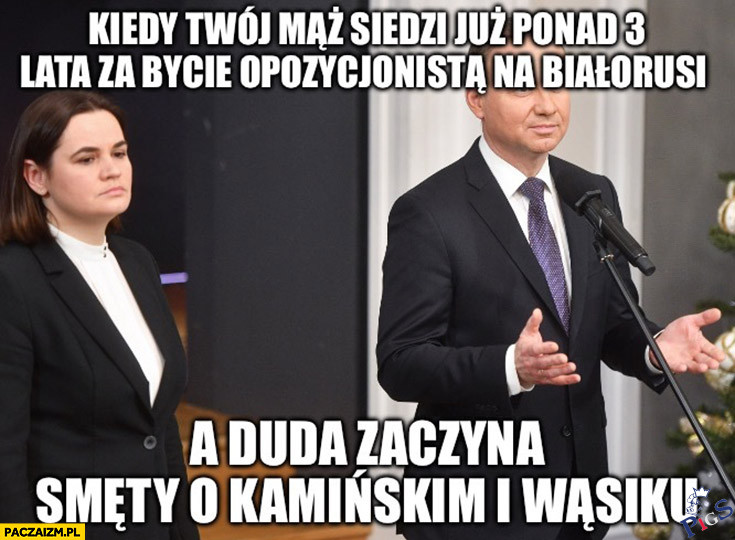 Ciekawe, co se teraz Cichanouska myśli