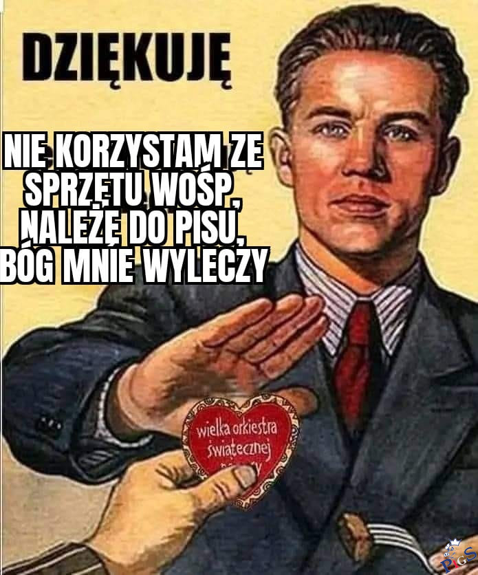 Dziękuję, bóg mnie wyleczy