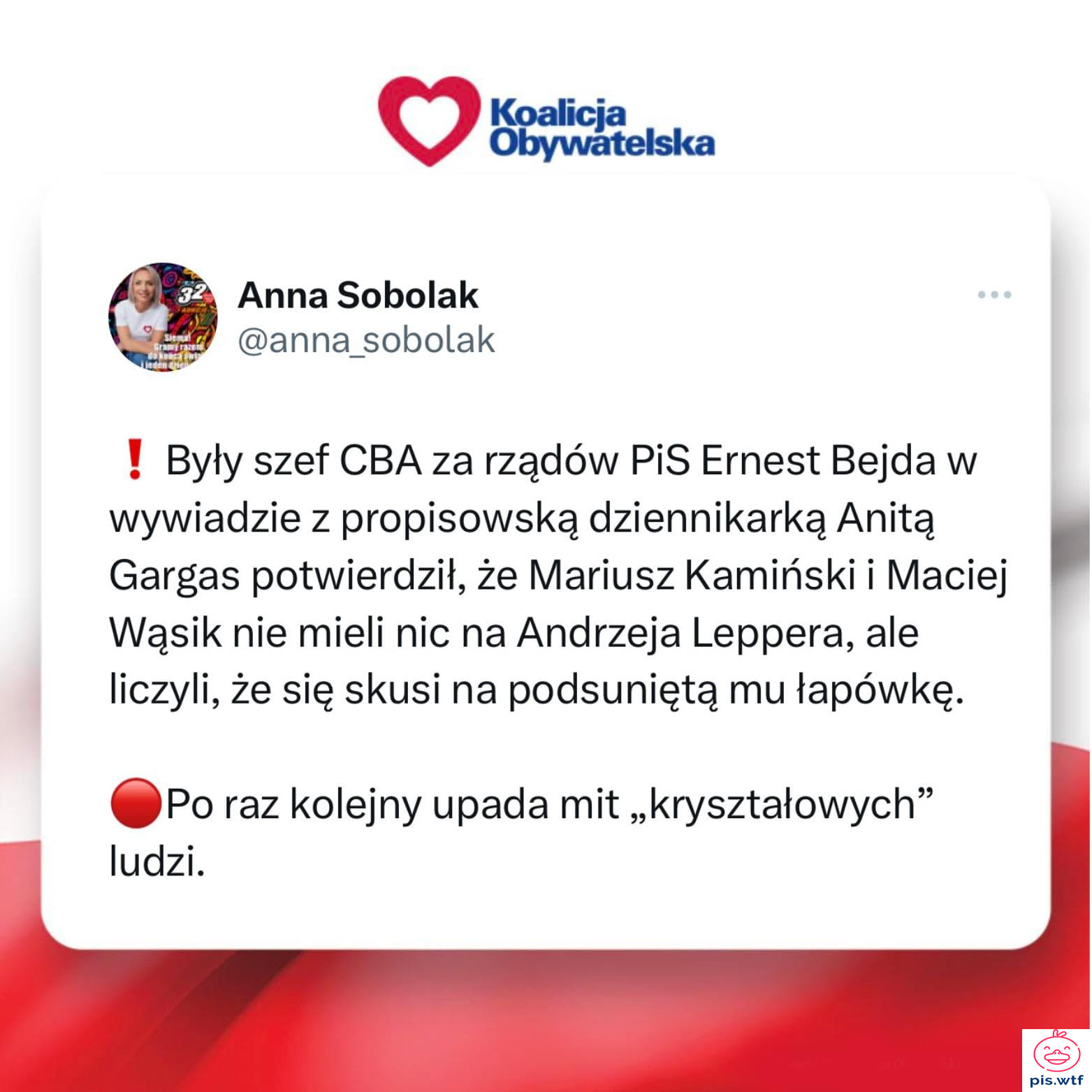 Ernest, co kryształy kruszy