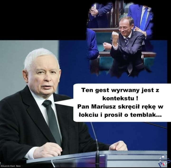 Gest wyrwany z kontekstu