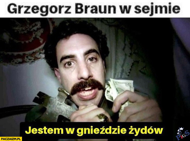 Grzegorz Braun w sejmie
