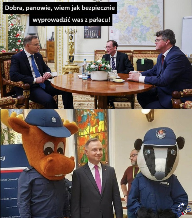 Jak bezpiecznie wyprowadzić przestępców z pałacu