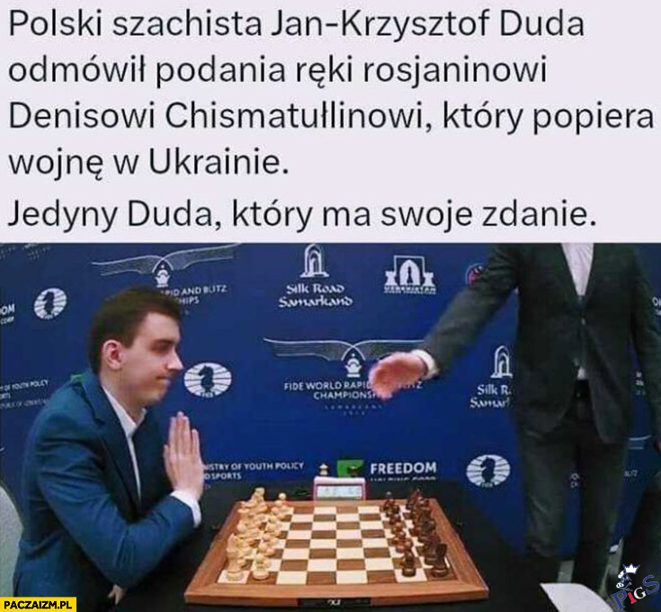 Jedyny Duda, który ma swoje zdanie