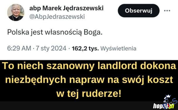 Jezus landlordem Polski