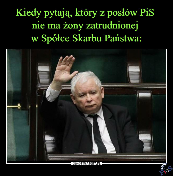 Kiedy pytają, który z posłów nie ma żony