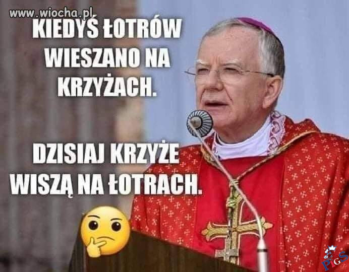 Kiedyś łotrów wieszano na krzyżach