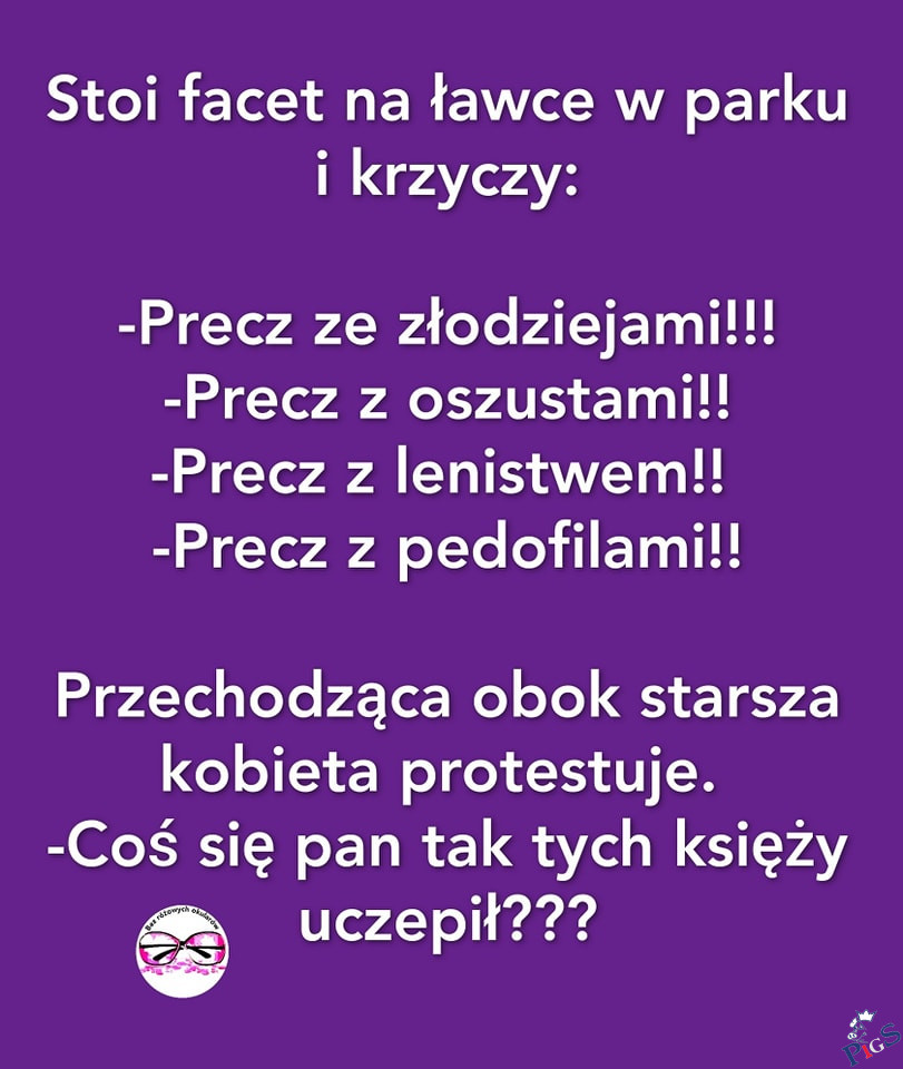 Kogo on się uczepił?