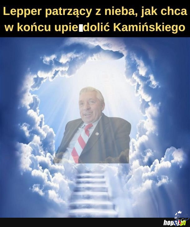 Lepper patrzący z nieba