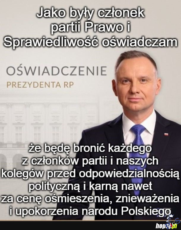 Oświadczenie Prezydenta RP