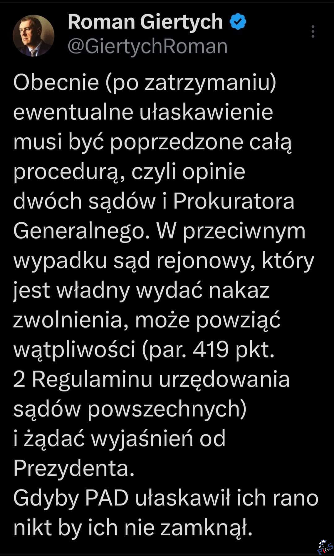 PAD się pospieszył