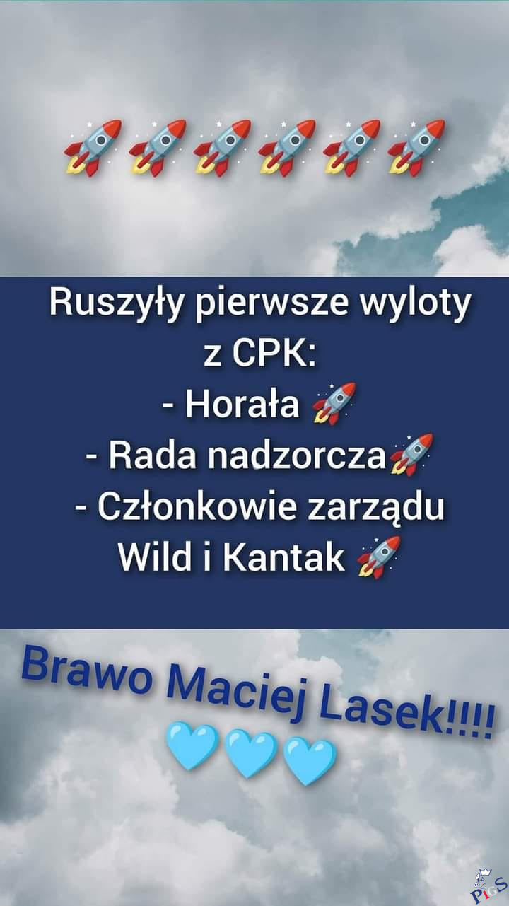 Pierwsze wyloty z CPK