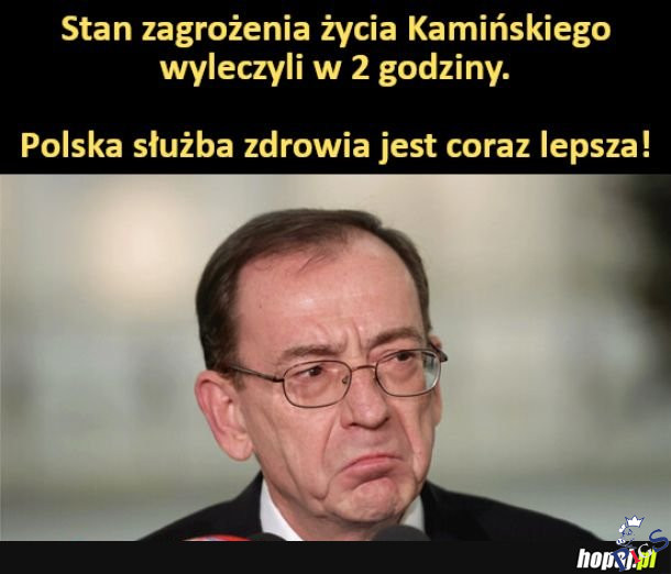 Polska służba zdrowia coraz lepsza