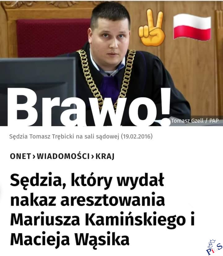 Prawdziwie wolny sędzia, który kaczystom się nie kłania