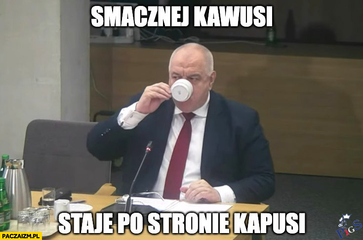 Sasin po stronie kapusi