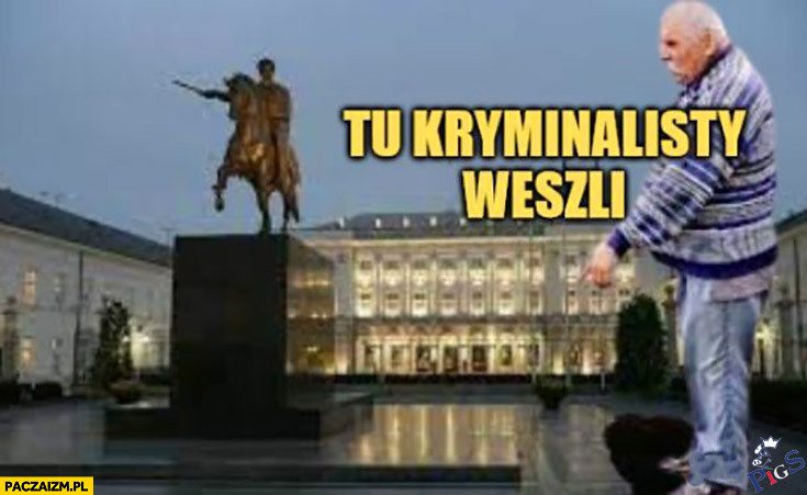 Tu krymynalisty weszli
