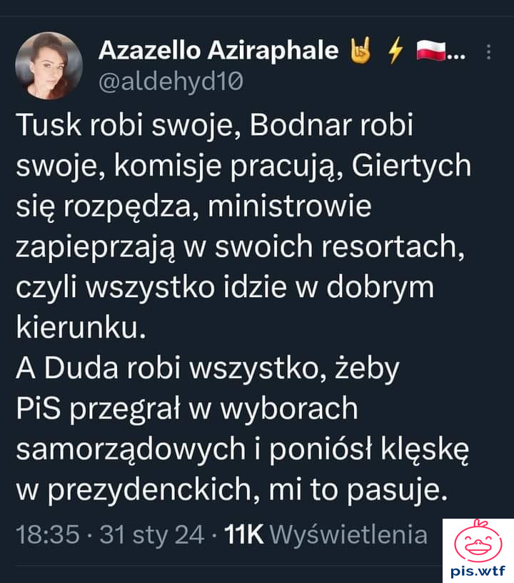 Wszystko idzie w dobrym kierunku