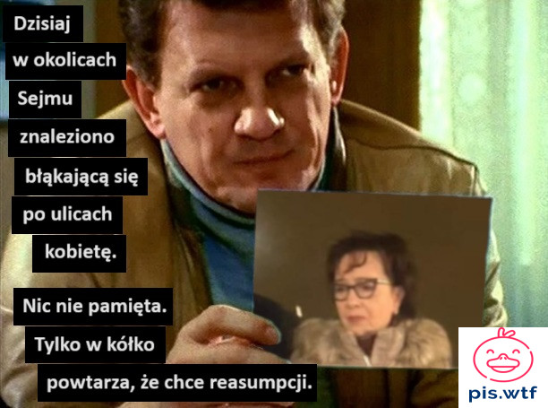 Chodzi i w kółko powtarza
