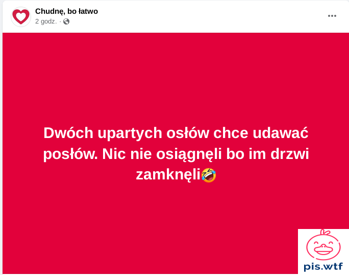 Dwóch upartych posłów